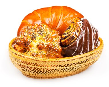 Susam ve haşhaş tohumları, simit zekâ ile ile taze ve lezzetli çörekler