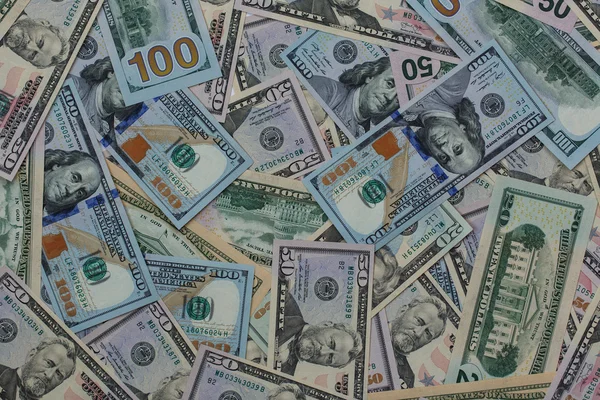 미국 달러 돈 지폐 배경 — 스톡 사진