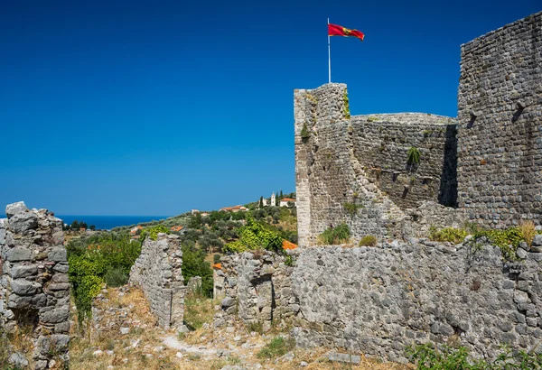 Reruntuhan Old Town Bar, Montenegro — Stok Foto