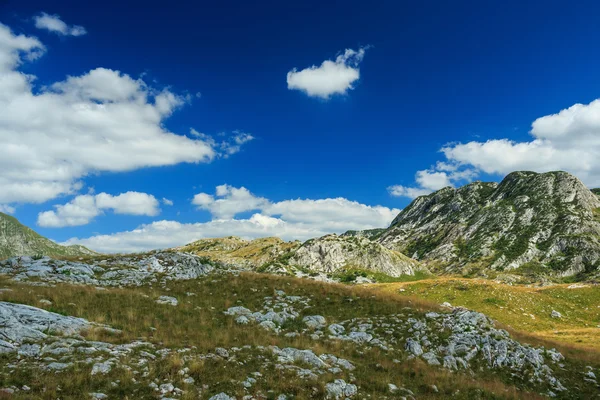 Pegunungan di Taman Nasional Durmitor di Montenegro, Balkan . — Stok Foto