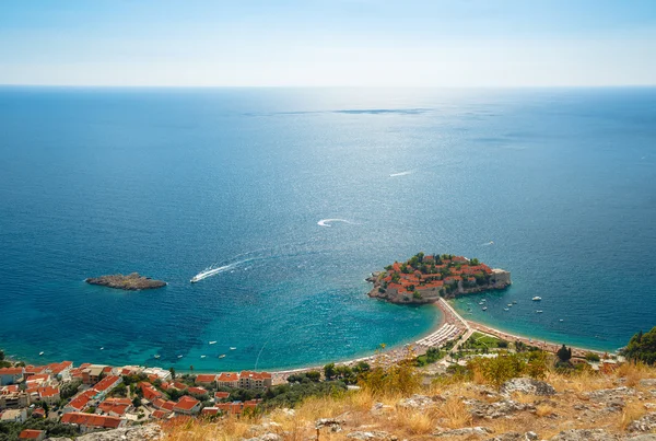 Sveti Stefan ö i Budva, Montenegro — Stockfoto