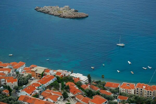 The picturesque panorama of the Adriatic coast near the town Sve — Stock Photo, Image