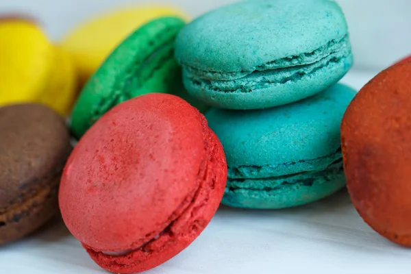 Macaroons variety closeup — Stock Photo, Image