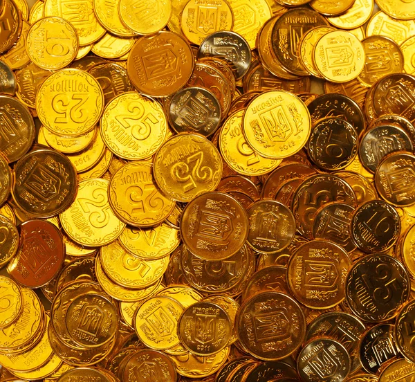 Fondo de las monedas de Ucrania — Foto de Stock