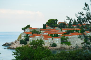 Sveti stefan (st. stefan) ada Adriyatik Denizi, Karadağ
