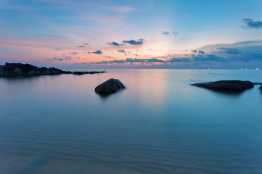  Gün batımında plaj 