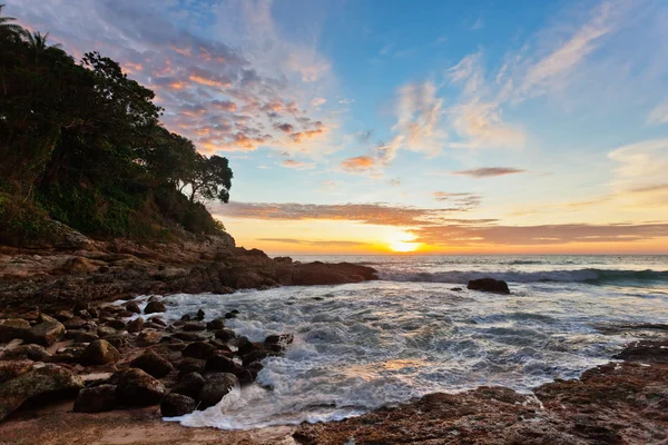 Tropical colorful sunset. — Stock Photo, Image