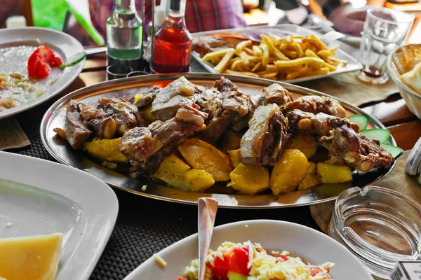 Plato de estofado de carne — Foto de Stock