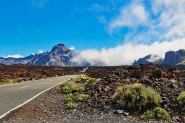 Volkan El Teide giden yol