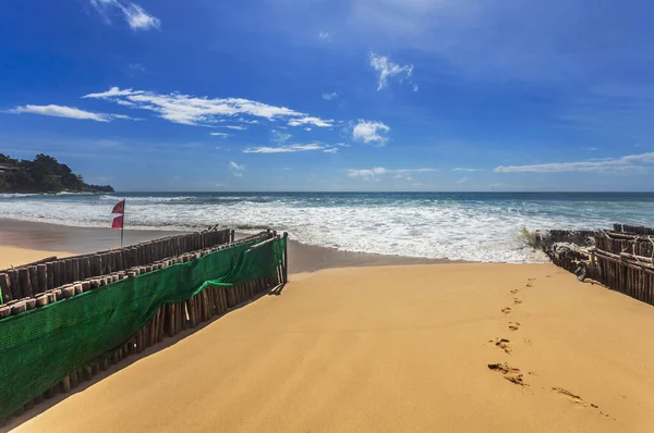 Schöner Tropischer Strand Insel Phuket Thailand — Stockfoto