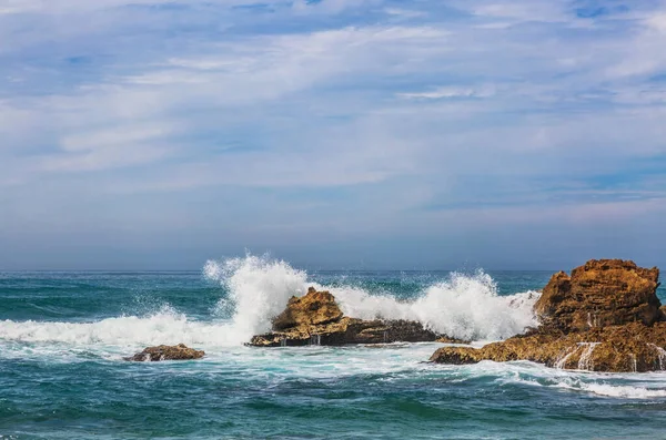 Visa Cordoama Stranden Västra Atlantkusten Algarve Regionen Södra Portugal — Stockfoto