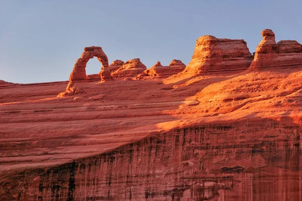 Belle Arche Délicate Dans Parc National Des Arches Utah États — Photo