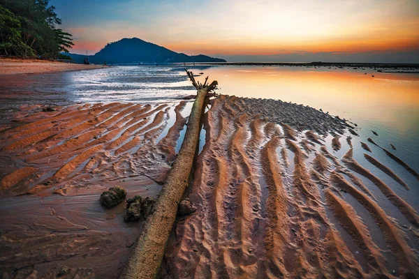 Gün batımı ebb — Stok fotoğraf