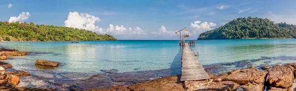 Tropische zee panorama — Stockfoto