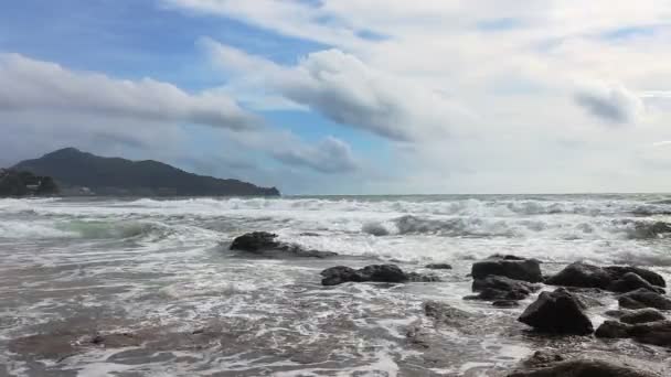 Przypływ morza — Wideo stockowe