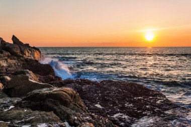 tropik gün batımı.