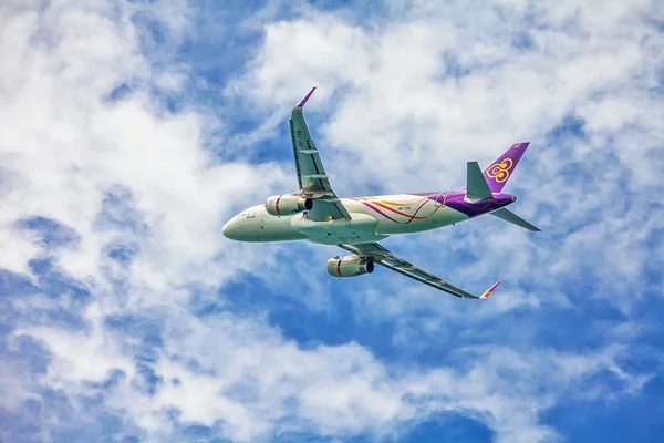 Thai Airways plane in sky