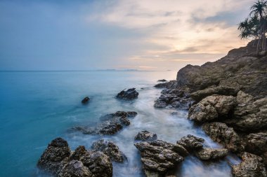 tropik gün batımı.