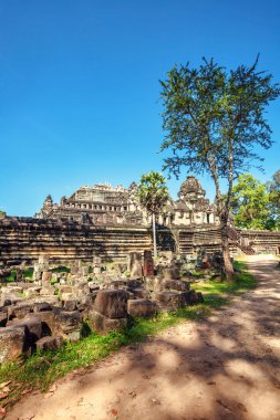 Antik khmer Budist tapınağı angkor wat kompleksi içinde