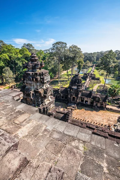 Antico tempio buddista khmer nel complesso di Angkor Wat — Foto Stock