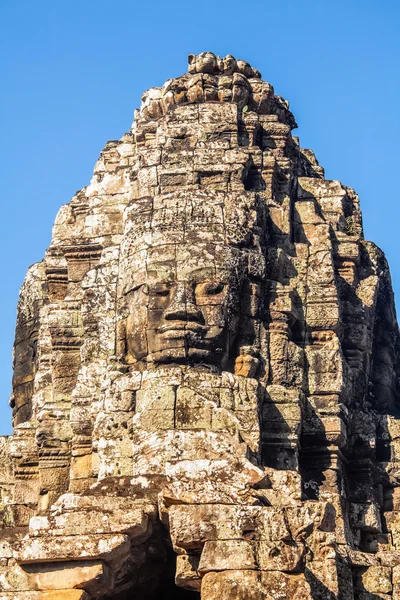 Faces of ancient Bayon Temple At Angkor Wat — Stock Photo, Image