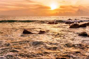 tropik gün batımı.