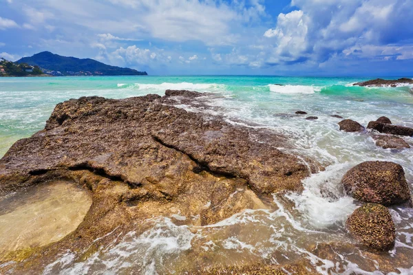 Exotischer tropischer Strand. — Stockfoto