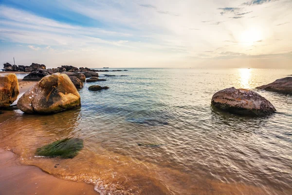 Spiaggia al tramonto — Foto Stock