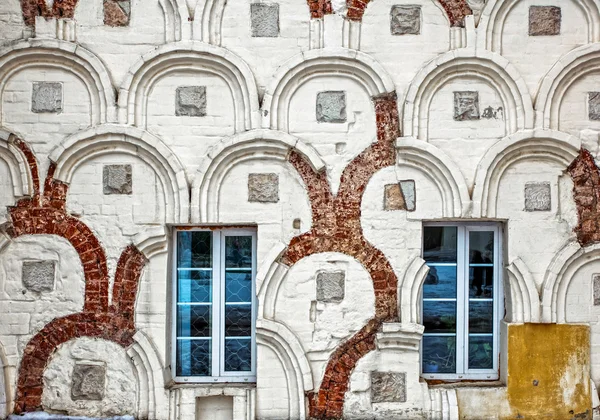 Fragmento da parede da igreja — Fotografia de Stock