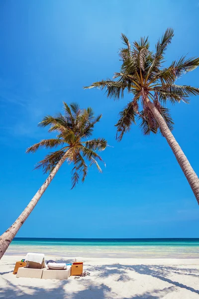 Spiaggia tropicale esotica. — Foto Stock