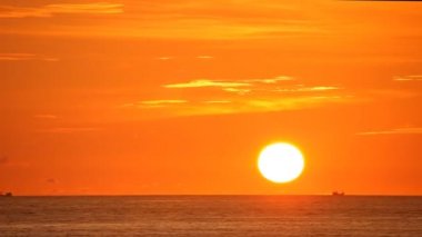 güzel gün batımı, tropik deniz