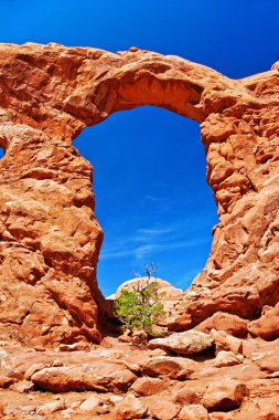 Arches Ulusal Parkı 'nda kaya oluşumları