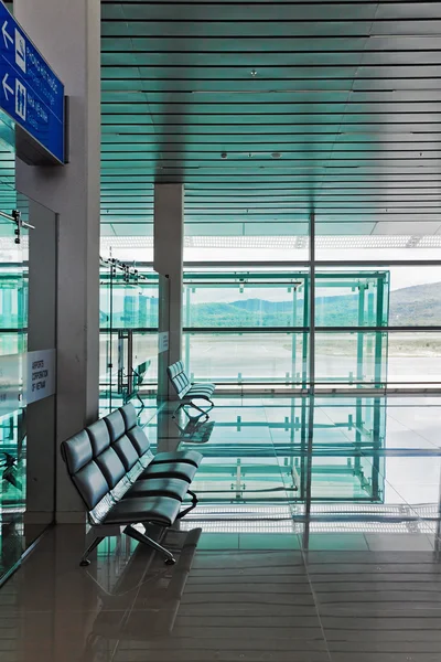 Interior moderno do aeroporto — Fotografia de Stock