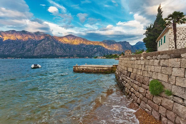 Blick auf den Strand am Abend — Stockfoto