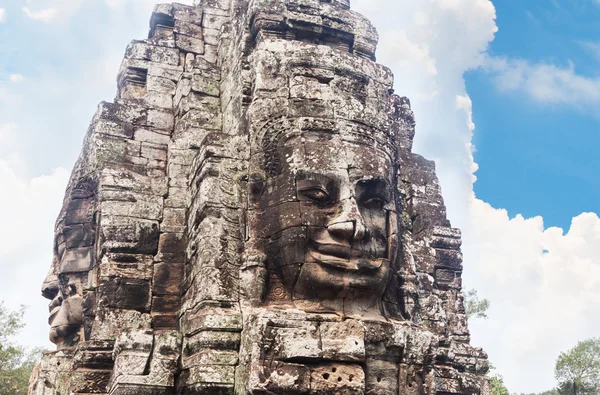 Faces of Bayon temple — Stock Photo, Image