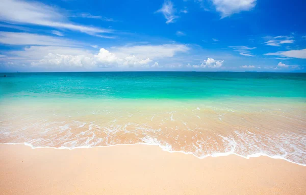 Zandstrand Prachtige Tropische Zee — Stockfoto