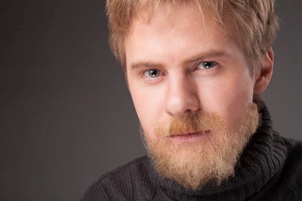 Ginger bearded man — Stock Photo, Image