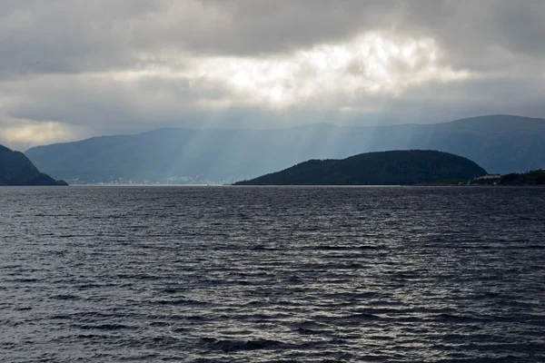 Trout floden damm i Newfoundland — Stockfoto