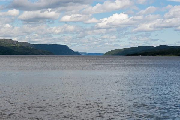 Trout floden damm i Newfoundland — Stockfoto