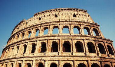 Coliseum. Famous place at Italy                        clipart