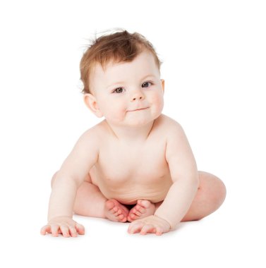 Mutlu bebek izole