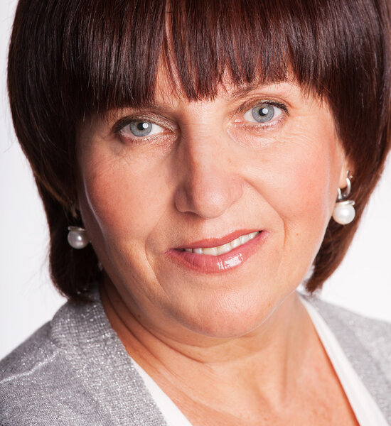 Smiling mature woman