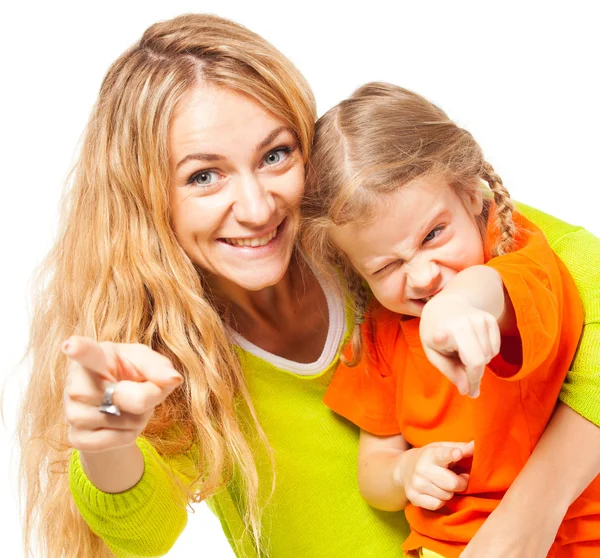 Gelukkige moeder met kind — Stockfoto