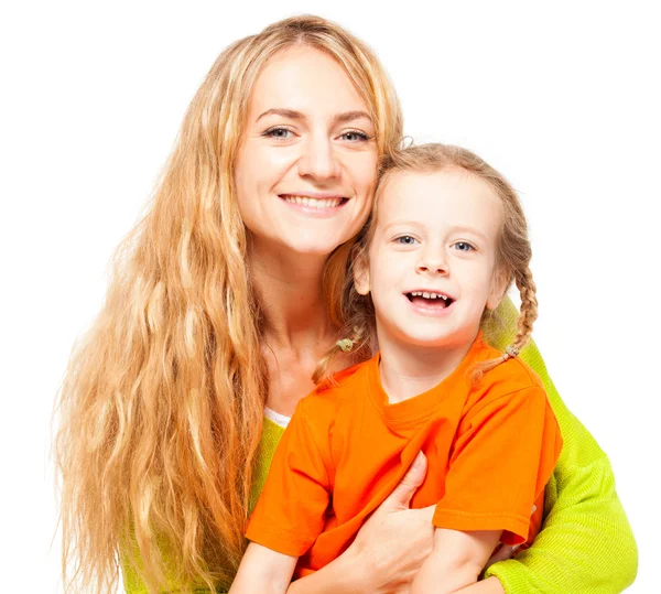 Madre feliz con el niño — Foto de Stock