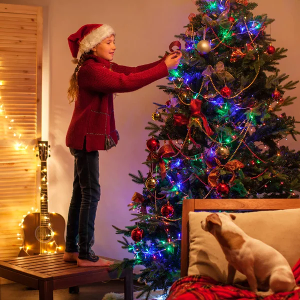 Árbol de Navidad decoración infantil — Foto de Stock