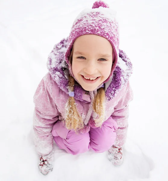 Child in winter — Stock Photo, Image