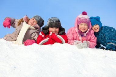 winter Park mutlu çocuk