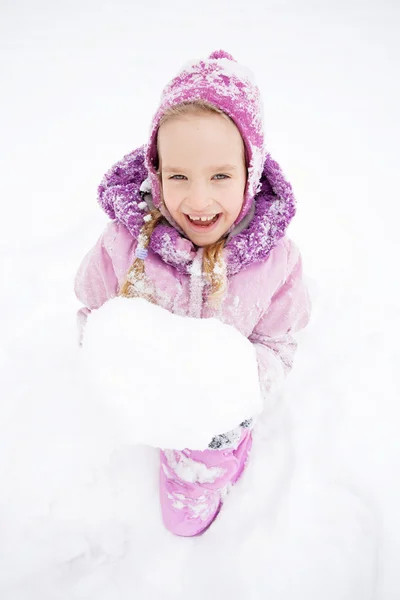 Bambino in inverno — Foto Stock
