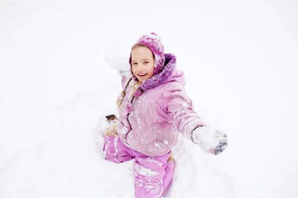 Child in winter — Stock Photo, Image