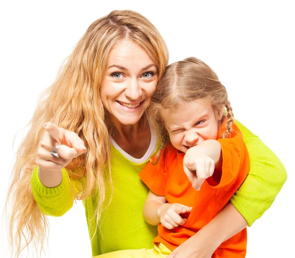 Madre feliz con el niño — Foto de Stock